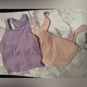 All in Motion 2 Active Tops Large Bundle Pink and Purple